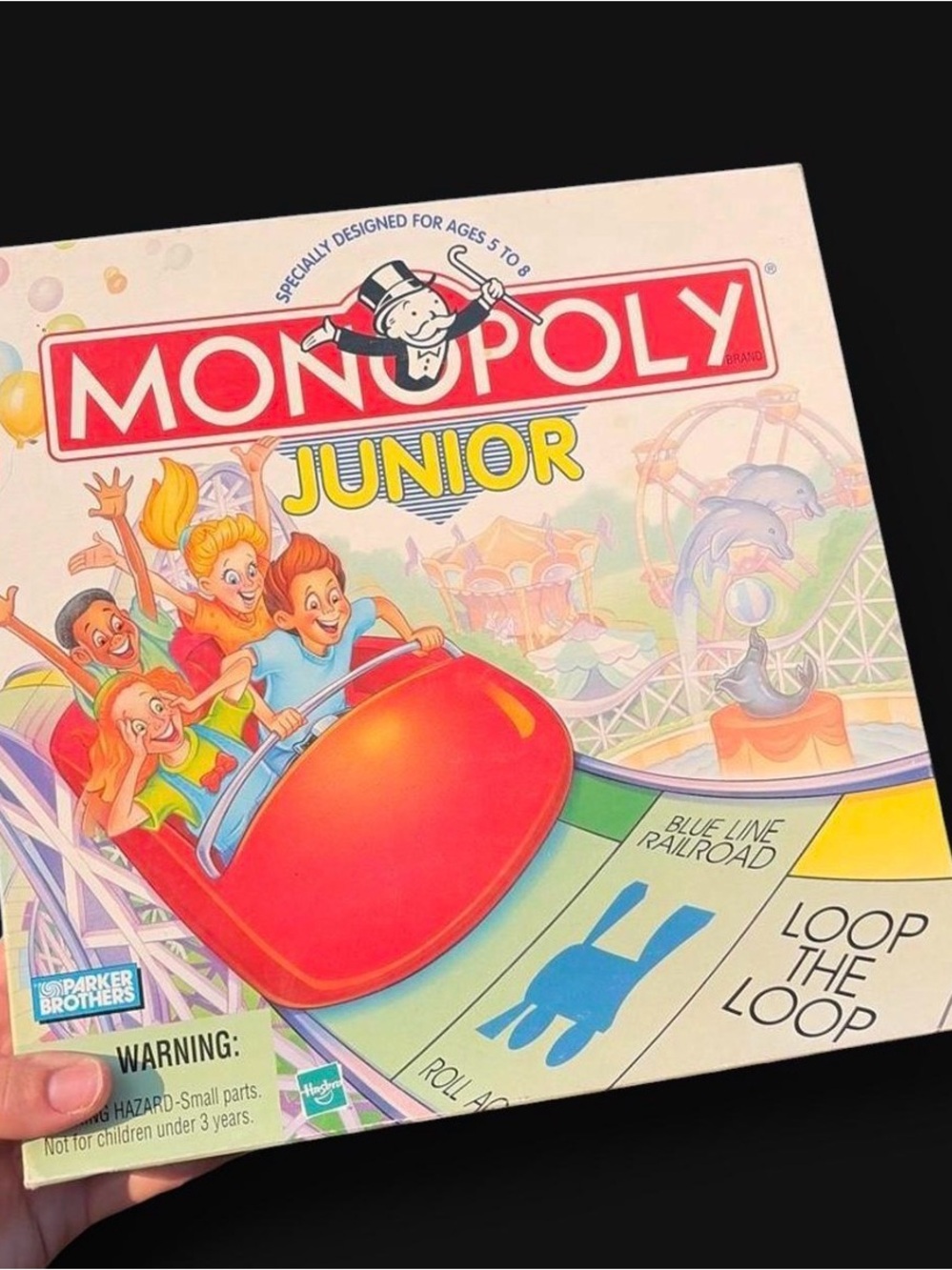 Vintage 1999 COMPLETE Monopoly Junior board game